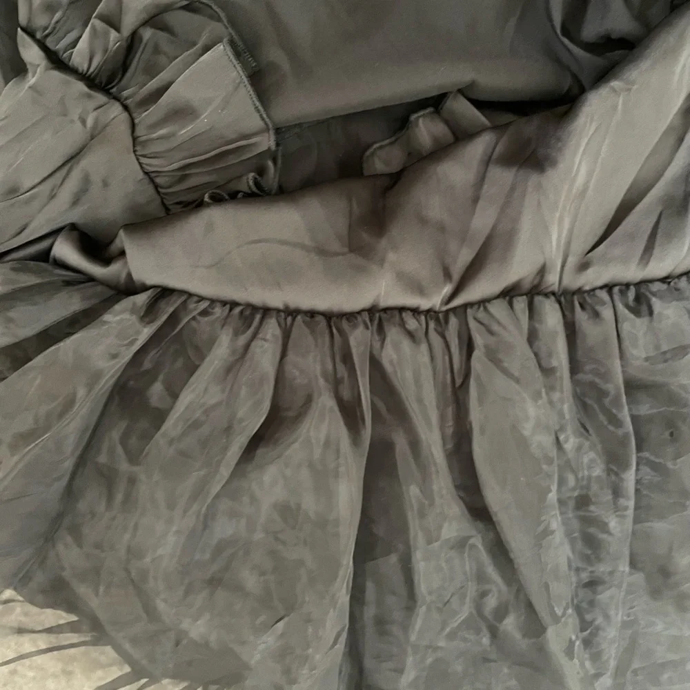 Black Layered Tulle Kids Party Dress